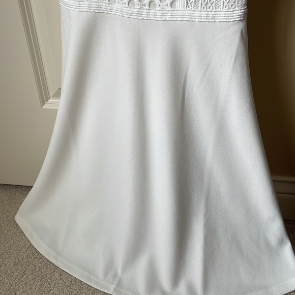 H&M White Dress with Lace Insets - Picture 9 of 14